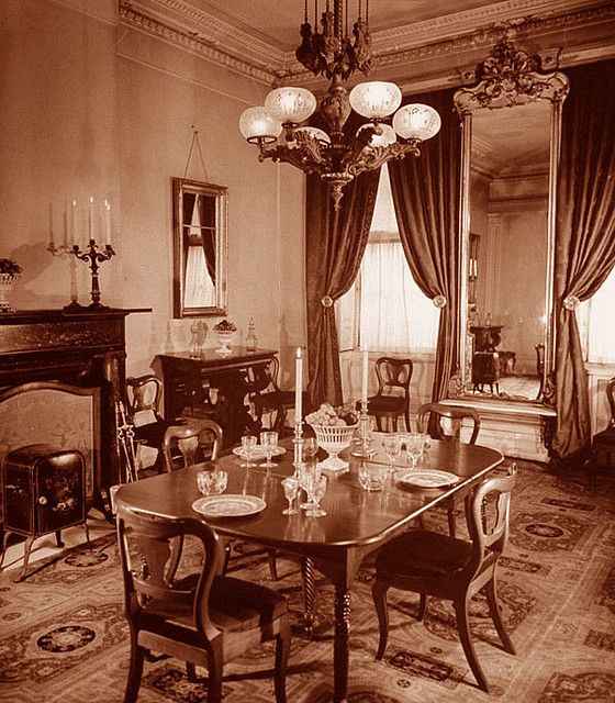 Merchant House NYC Interior 1870's, flickr