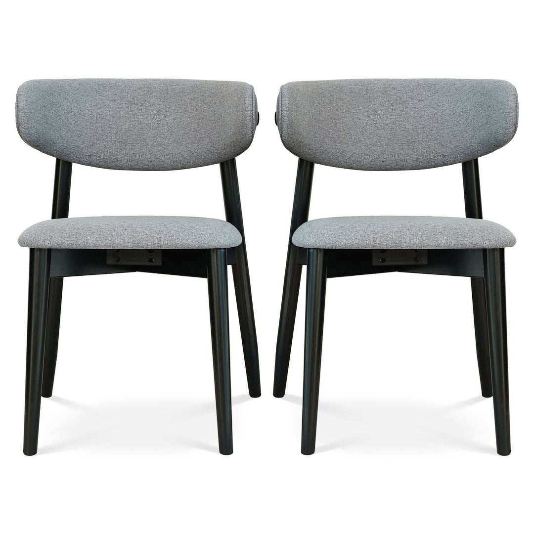 The Korbin Grey Fabric Dining Chair (Set of 2) Era and Style Inspired Home Décor 9