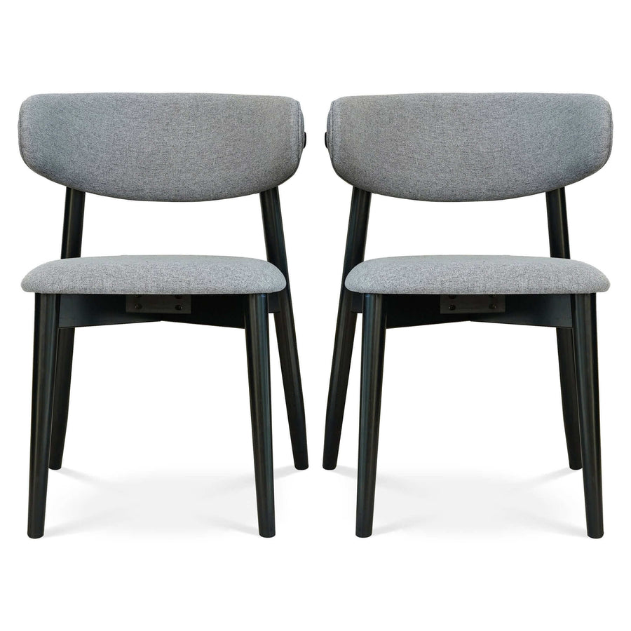 The Korbin Grey Fabric Dining Chair (Set of 2) Era and Style Inspired Home Décor 9