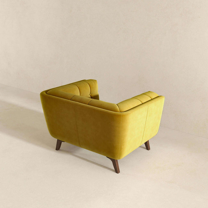 The Addison Mid Century Modern Gold Velvet Lounge Chair Era and Style Inspired Home Décor 6