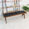 The Keira Black Vegan Leather Bench Era and Style Inspired Home Décor 1