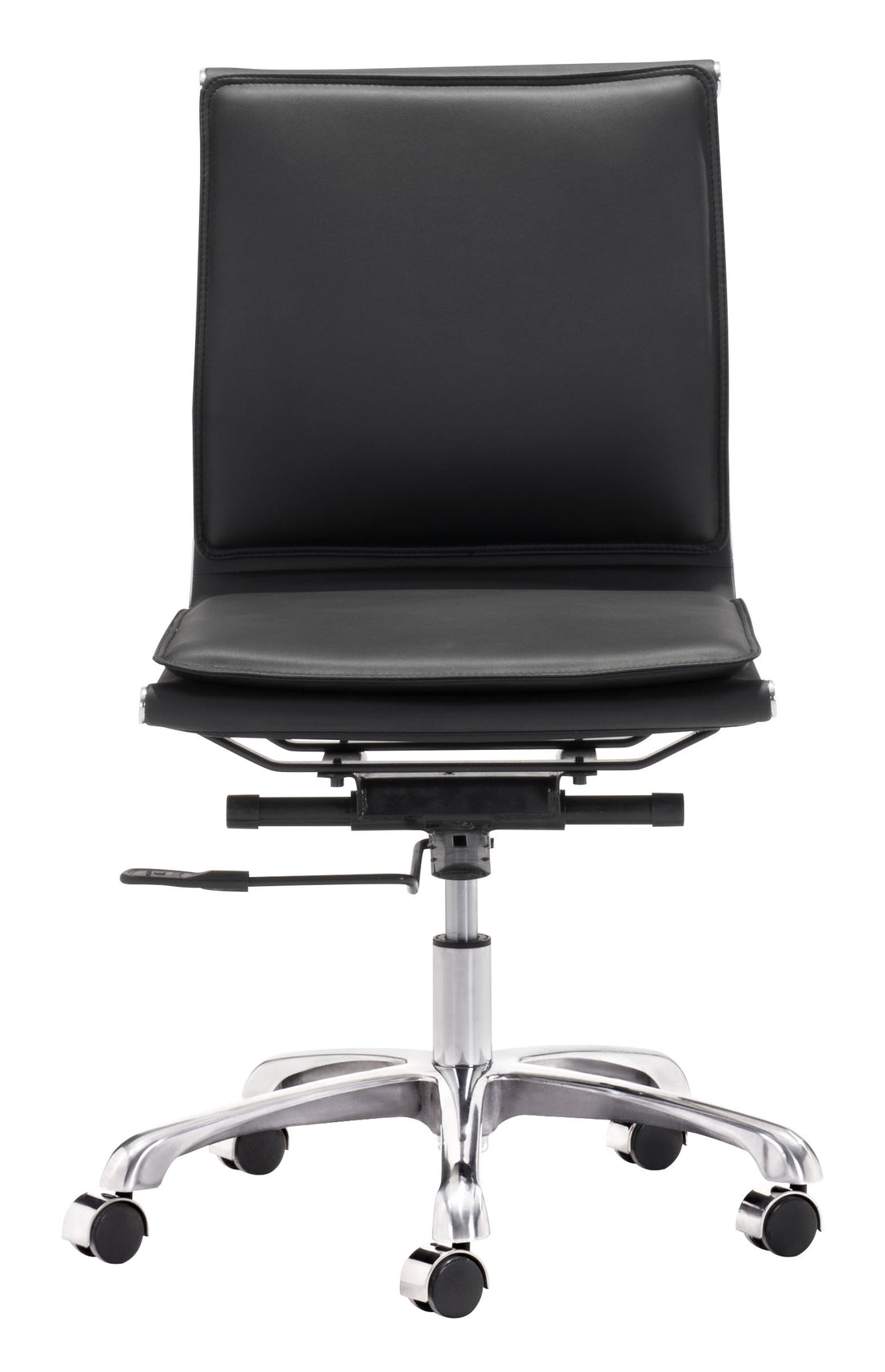 The Lider Plus Armless Office Chair Black  Era and Style Inspired Home Decor 1