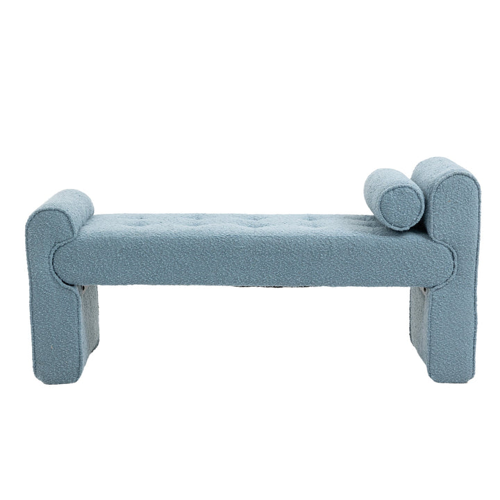 Loop Gauze Modern Ottoman Bench