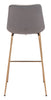 The Tony Barstool Gray & Gold  Era and Style Inspired Home Decor 1