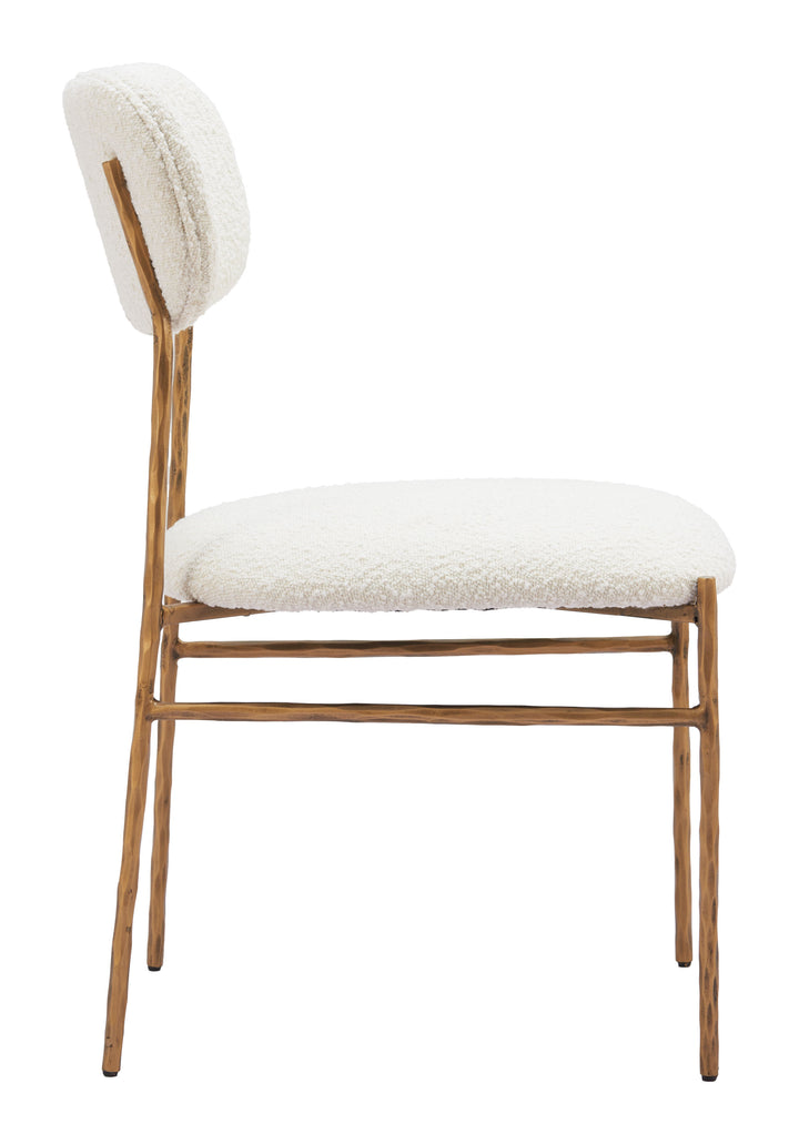 The Sydhavnen Dining Chair Cream & Gold  Era and Style Inspired Home Decor 1