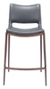 The Ace Counter Stool (Set of 2) Dark Gray & Walnut  Era and Style Inspired Home Decor 1