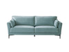 ACME Mesut Light Blue Top Grain Leather Sofa