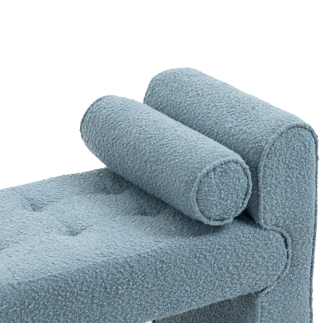 Loop Gauze Modern Ottoman Bench