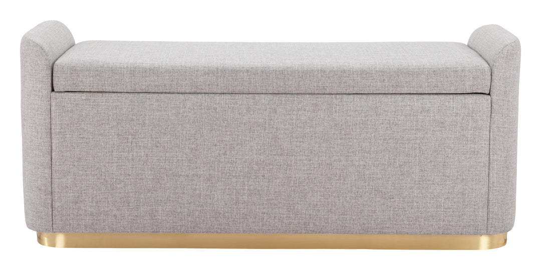 The Dobo Storage Bench Gray  Era and Style Inspired Home Decor 1