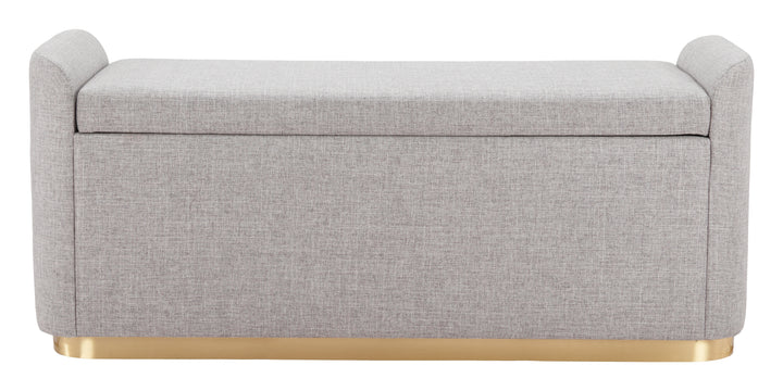 The Dobo Storage Bench Gray  Era and Style Inspired Home Decor 1