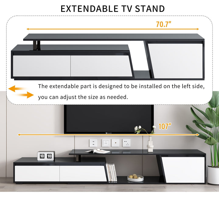 Modern Minimalist Extendable TV Stand