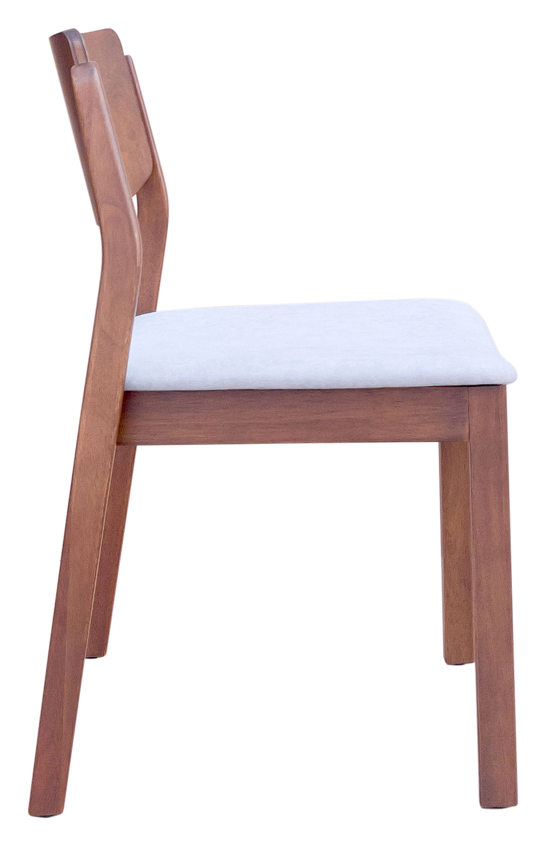 The Desdamona Dining Chair (Set of 2) Light Gray & Walnut  Era and Style Inspired Home Decor 1