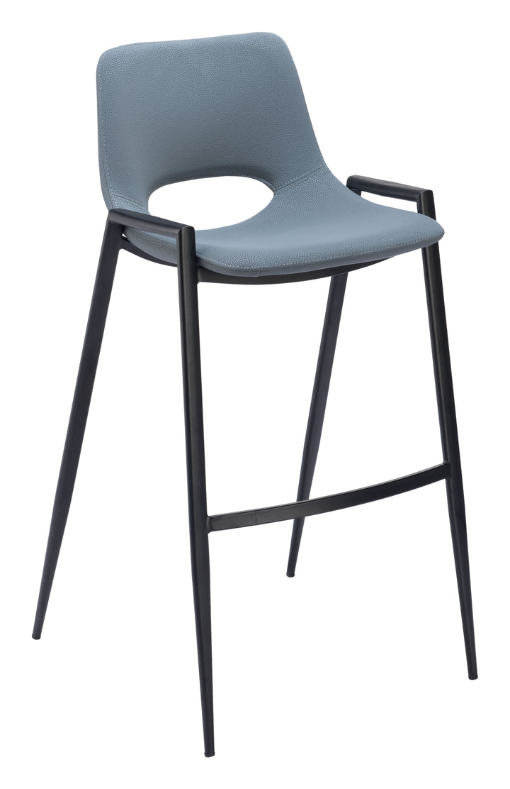 The Desi Barstool (Set of 2) Azure Gray  Era and Style Inspired Home Decor 1