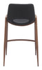 The Desi Counter Stool (Set of 2) Black & Walnut  Era and Style Inspired Home Decor 1