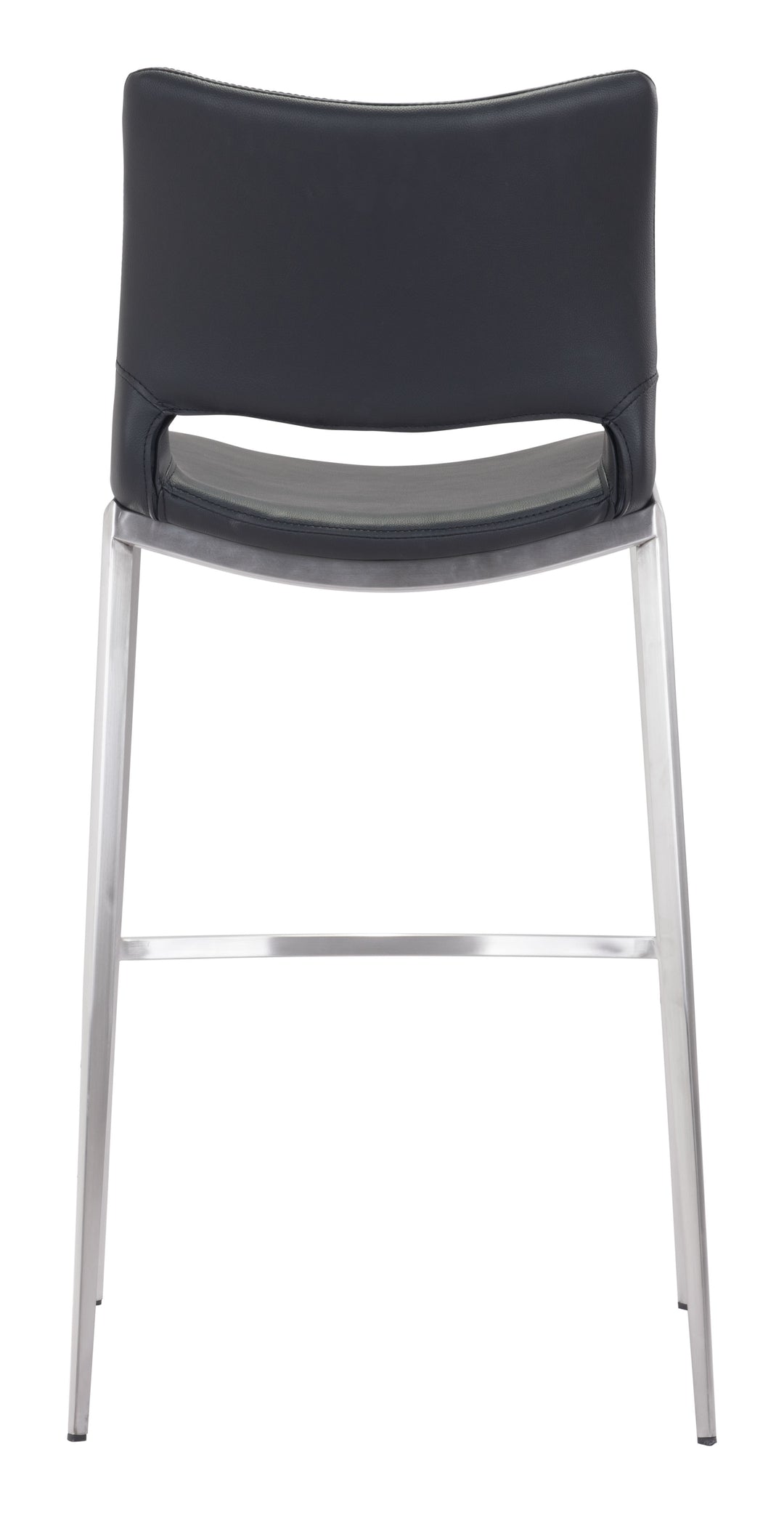 The Ace Barstool (Set of 2) Black & Silver  Era and Style Inspired Home Decor 1