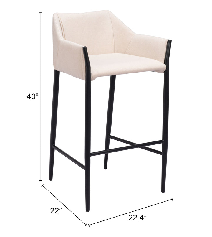 The Andover Barstool Beige  Era and Style Inspired Home Decor 1