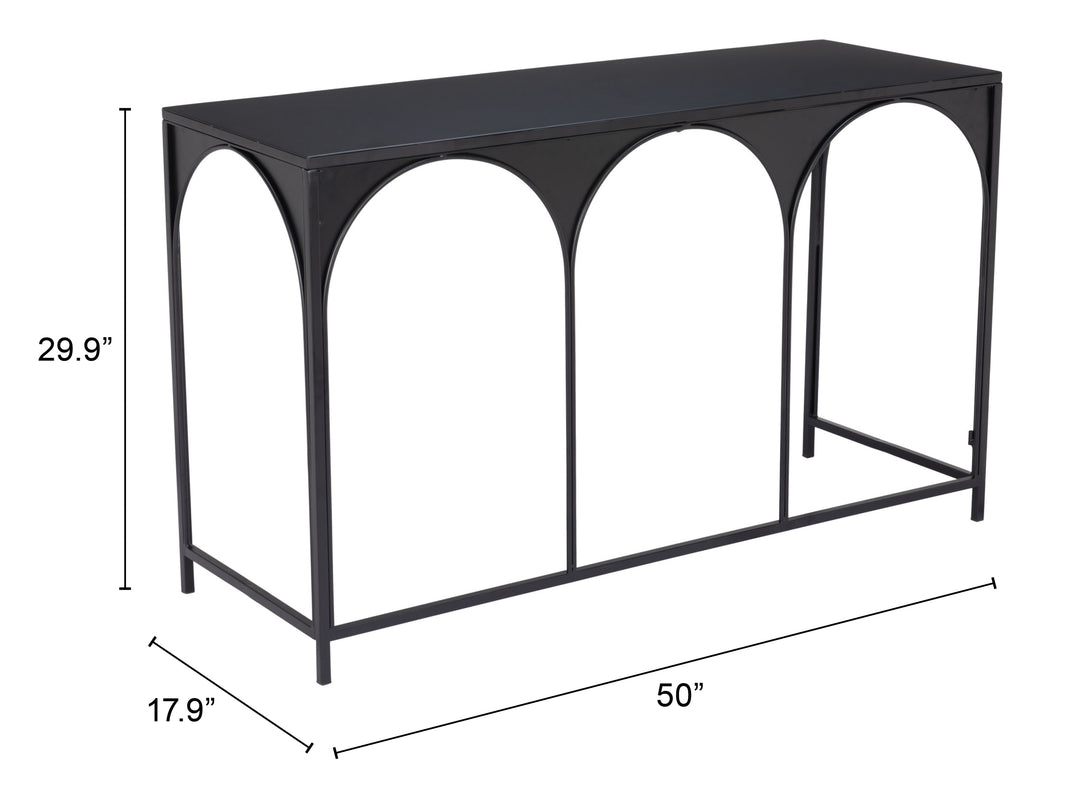 The Loriet Console Table Black  Era and Style Inspired Home Decor 1