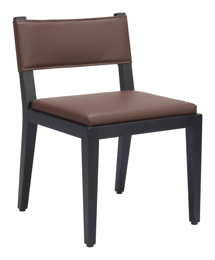 The Roxas Dining Chair (Set of 2) Brown  Era and Style Inspired Home Decor 1