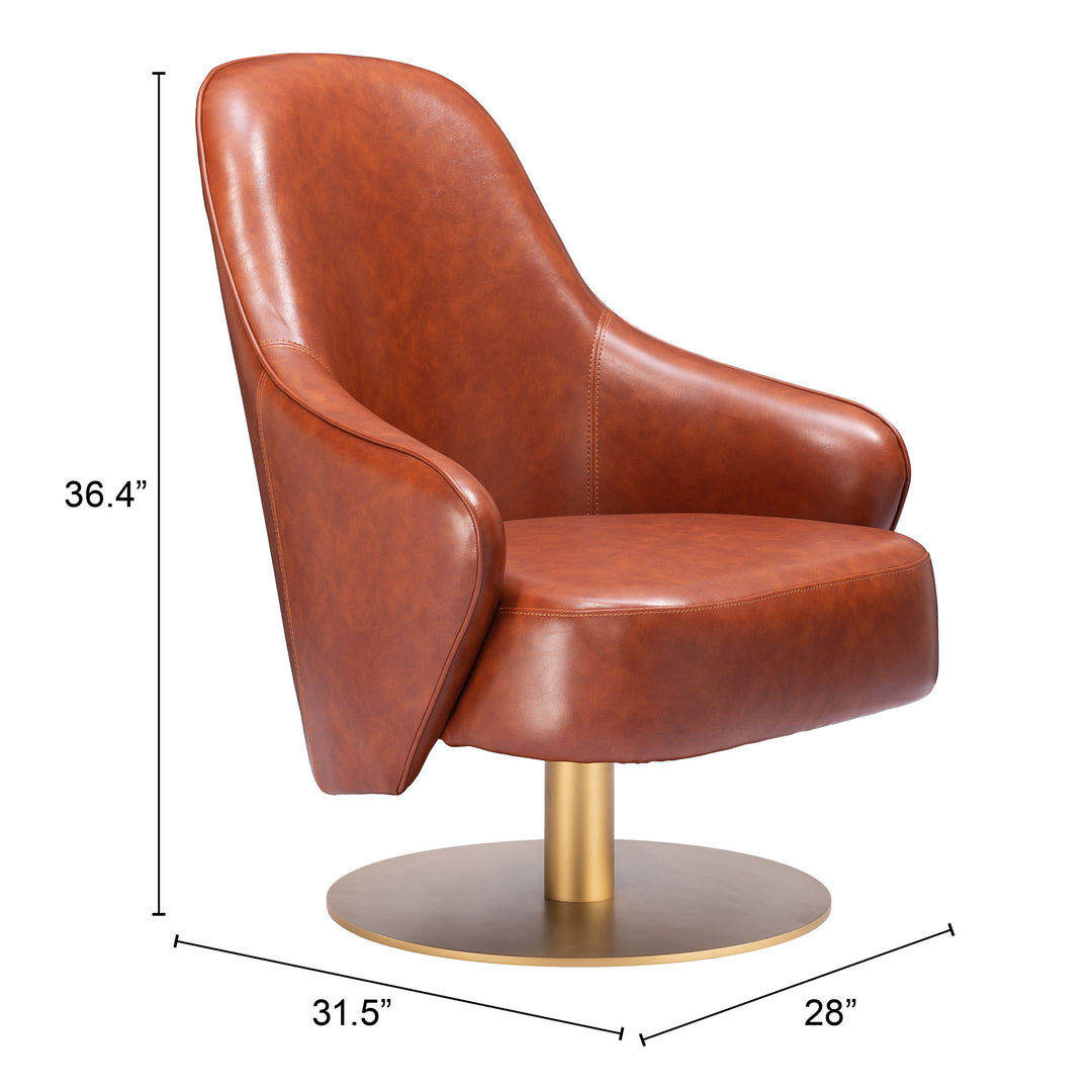 The Withby Accent Chair Brown  Era and Style Inspired Home Decor 1