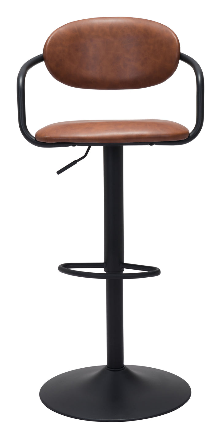 The Kirby Barstool Vintage Brown & Black  Era and Style Inspired Home Decor 1