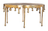 The Drip Coffee Table Antique Brass  Era and Style Inspired Home Decor 1