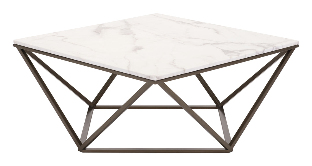 The Tintern Coffee Table White & Antique Bronze  Era and Style Inspired Home Decor 1