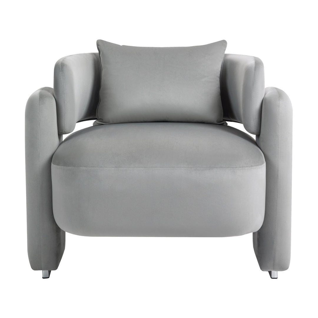 Modern Velvet Lounge Chair