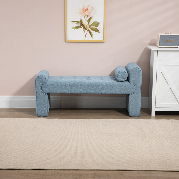 Loop Gauze Modern Ottoman Bench