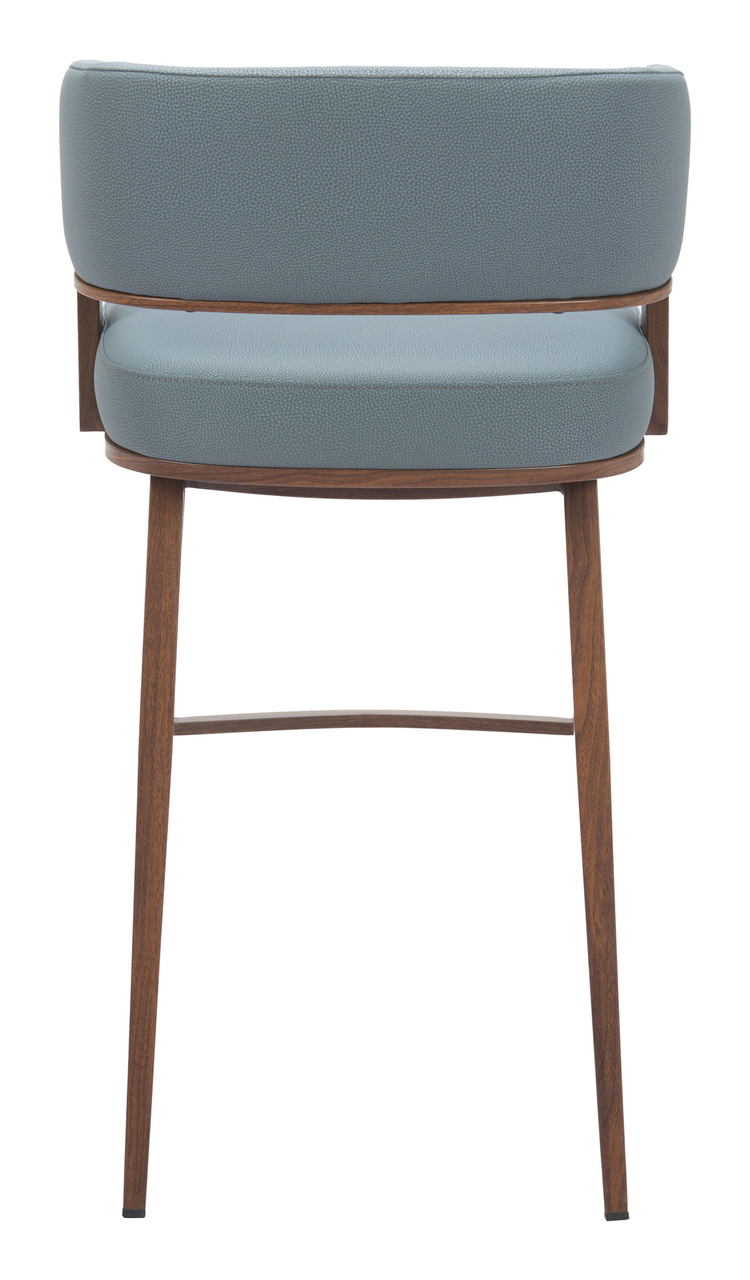 The Poise Barstool (Set of 2) Azure Gray & Walnut  Era and Style Inspired Home Decor 1