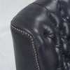 Lance Genuine Leather Swivel Chair and Ottoman Set