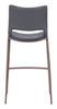 The Ace Barstool (Set of 2) Dark Gray & Walnut  Era and Style Inspired Home Decor 1