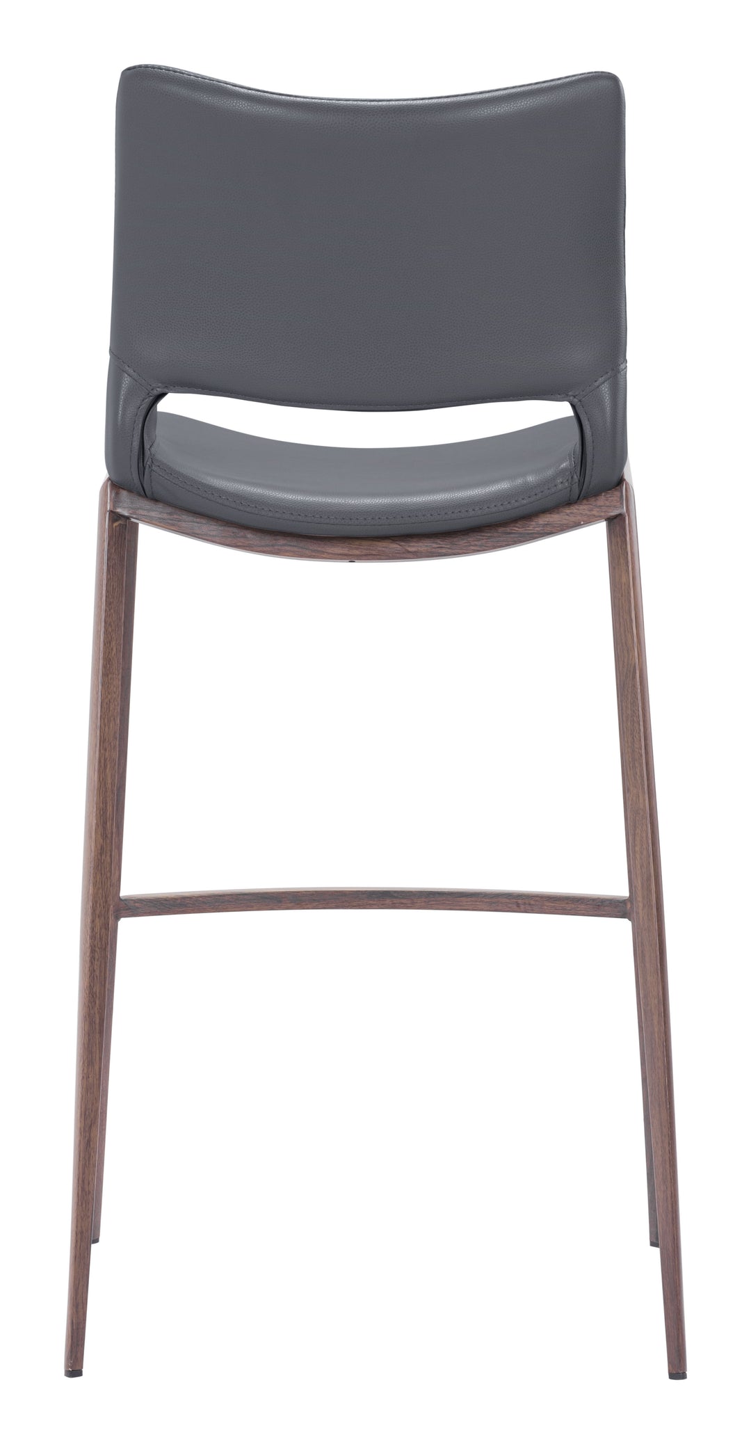 The Ace Barstool (Set of 2) Dark Gray & Walnut  Era and Style Inspired Home Decor 1