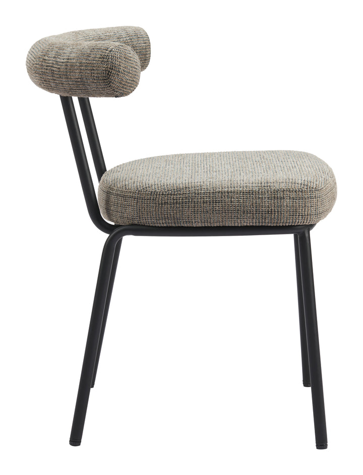 The Kede Dining Chair (Set of 2) Green Tweed  Era and Style Inspired Home Decor 1