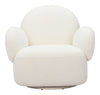 The Pilka Swivel Chair White  Era and Style Inspired Home Decor 1