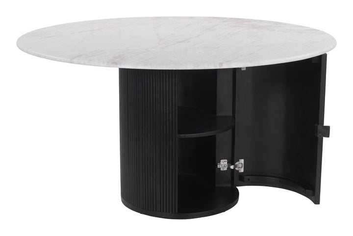 The Izola Dining Table White & Black  Era and Style Inspired Home Decor 1