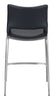 The Ace Counter Stool (Set of 2) Black & Silver  Era and Style Inspired Home Decor 1