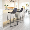 The Smart Barstool (Set of 2) Black  Era and Style Inspired Home Decor 1