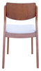 The Desdamona Dining Chair (Set of 2) Light Gray & Walnut  Era and Style Inspired Home Decor 1