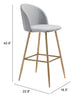 The Cozy Barstool Gray & Gold  Era and Style Inspired Home Decor 1