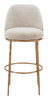 The Nordhavn Swivel Barstool Beige & Gold  Era and Style Inspired Home Decor 1