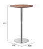 The Bergen Bar Table Walnut  Era and Style Inspired Home Decor 1