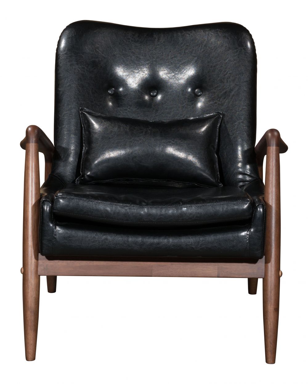 The Bully Lounge Chair & Ottoman Black  Era and Style Inspired Home Decor 1