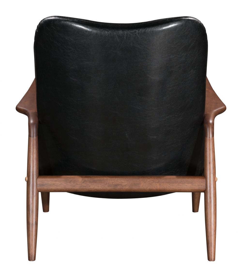 The Bully Lounge Chair & Ottoman Black  Era and Style Inspired Home Decor 1