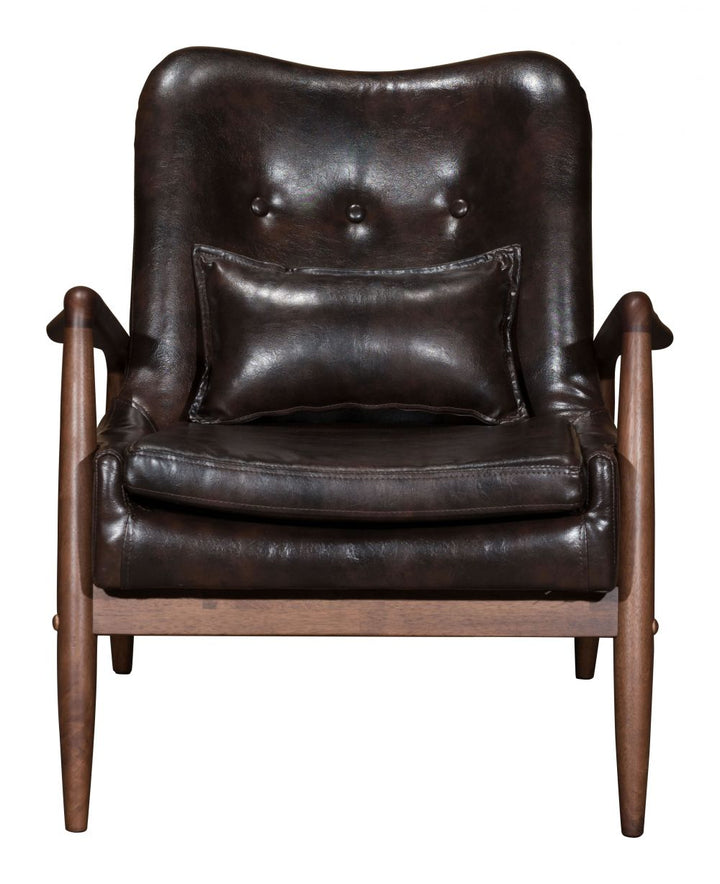 The Bully Lounge Chair & Ottoman Brown  Era and Style Inspired Home Decor 1