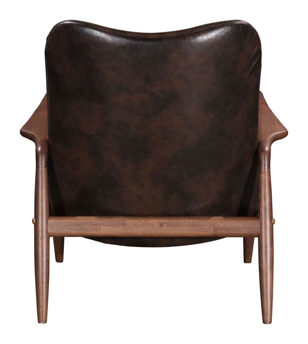 The Bully Lounge Chair & Ottoman Brown  Era and Style Inspired Home Decor 1