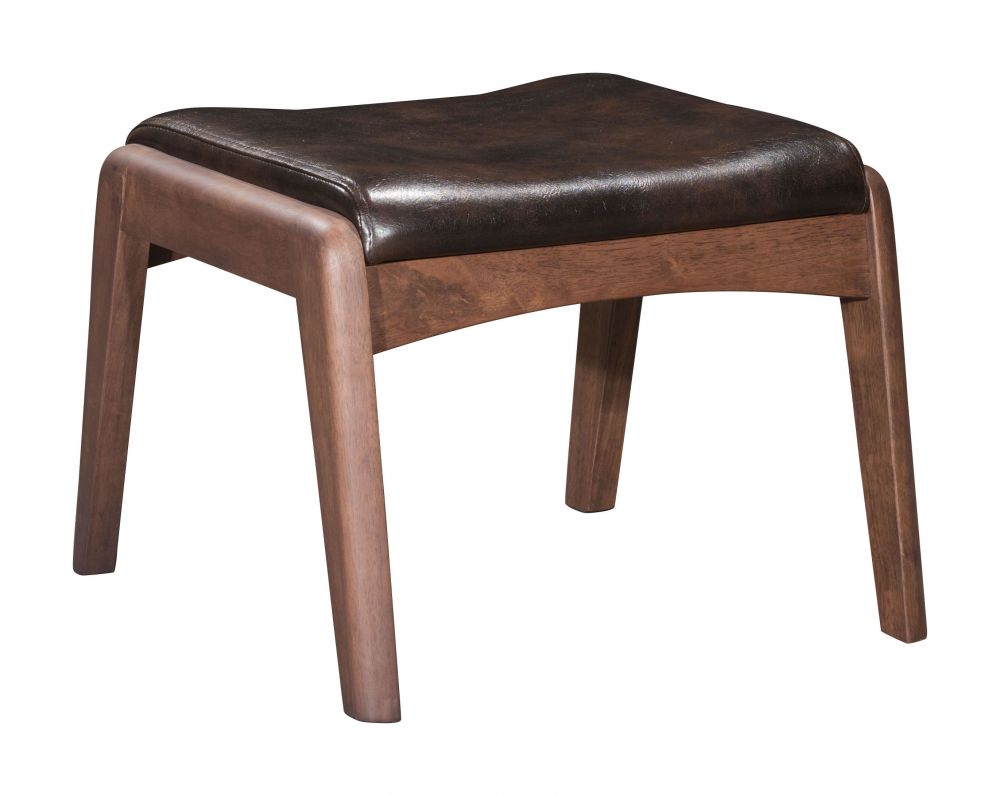 The Bully Lounge Chair & Ottoman Brown  Era and Style Inspired Home Decor 1