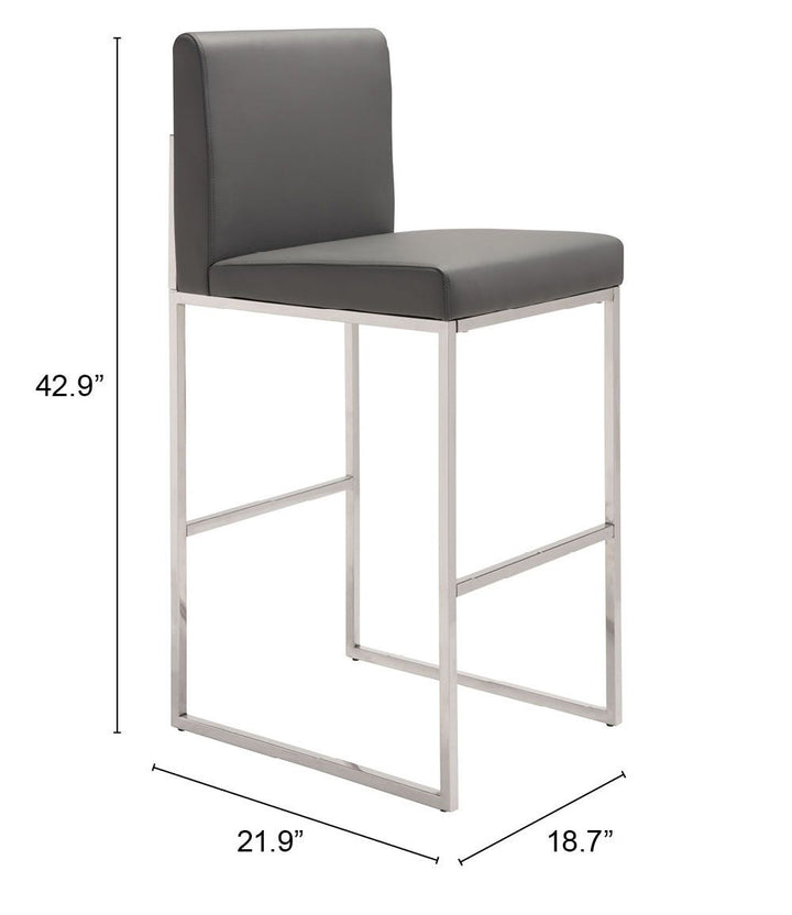 The Genoa Barstool Gray  Era and Style Inspired Home Decor 1