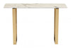 The Atlas Console Table White & Gold  Era and Style Inspired Home Decor 1