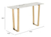 The Atlas Console Table White & Gold  Era and Style Inspired Home Decor 1