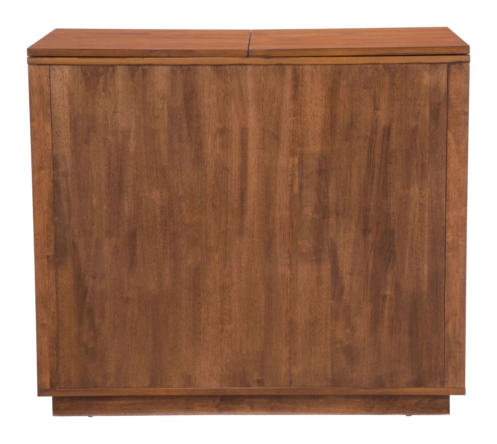 The Linea Bar Cabinet Walnut